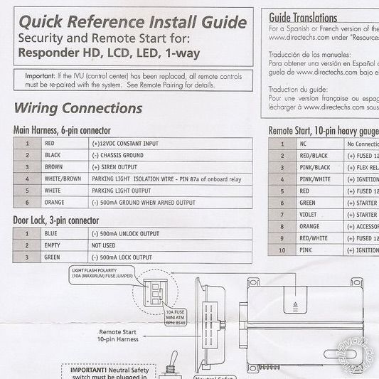 Wiring Hazard Lights Relay To Viper 5706V Alarm, 2000 Honda Civic VTi -- posted image.