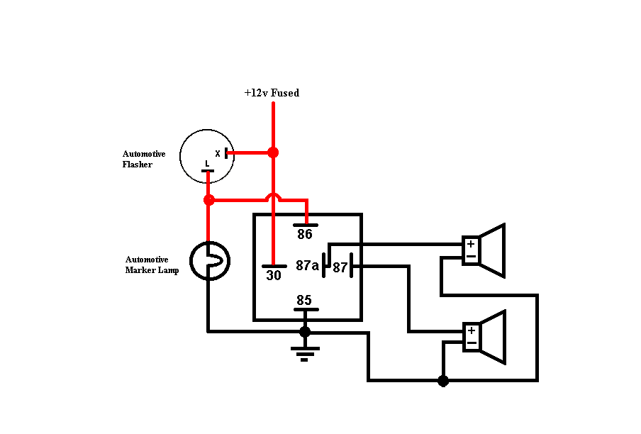 Alternating horns -- posted image.