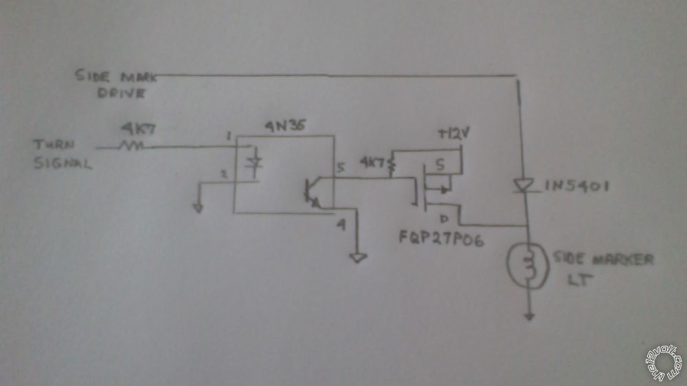 Converting Turn Signal Into Parking Light -- posted image.