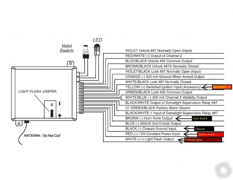 Viper 211HV Wiring Variation - Last Post -- posted image.