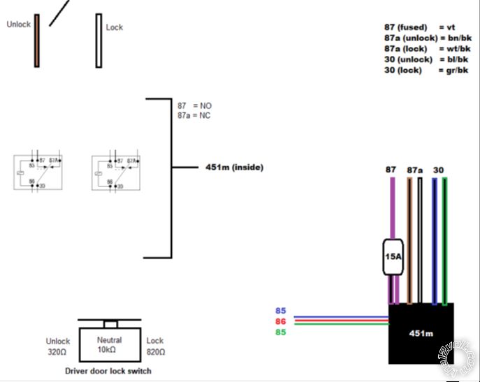 2003 Dodge Dakota, OEM Switch, Aftermarket Keyless Entry Kit - Last Post -- posted image.