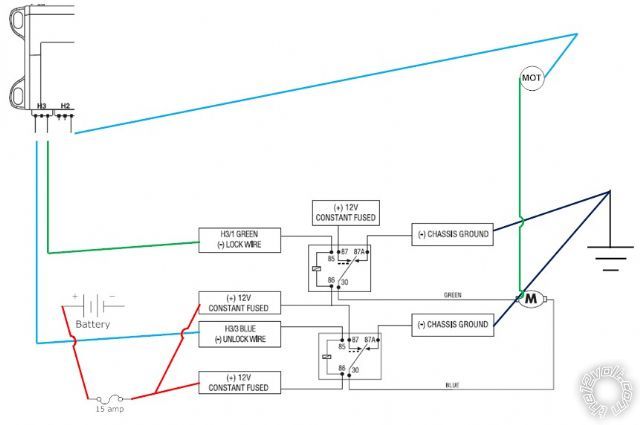 multiple relays for door locks? -- posted image.