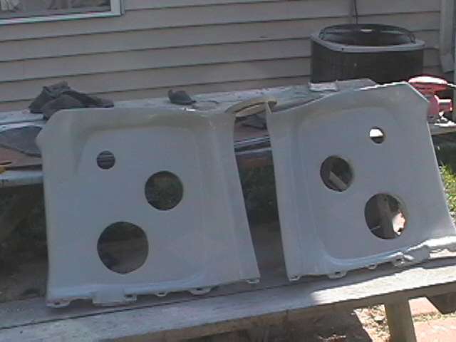 Scion xB rear speaker pods -- posted image.